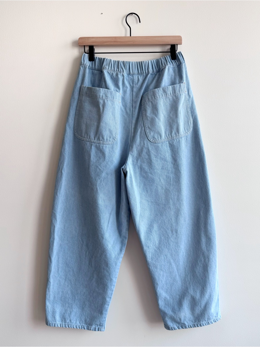 Micaela Greg Denim Barrel Pant Sky — image 2 of 7